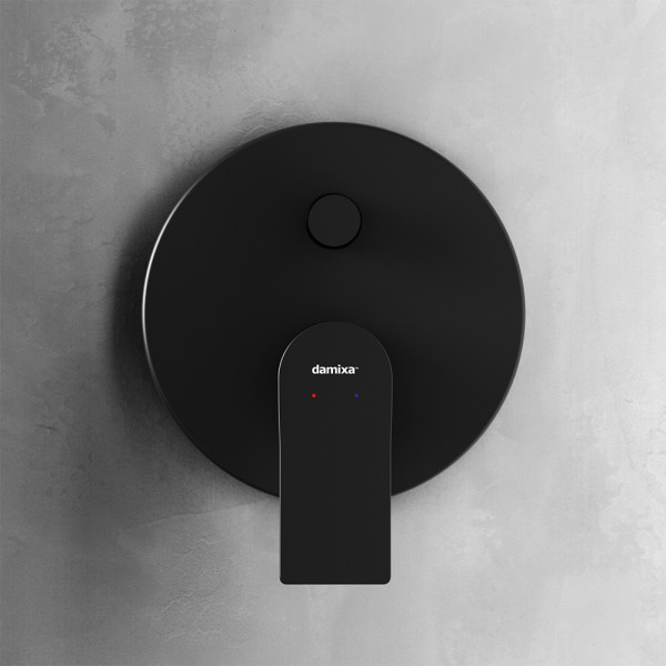 Смеситель для ванной и душа Damixa Apollo черный (477100300)