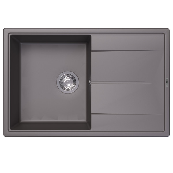 Мойка для кухни Abber Quarz 51x78x21,7 серая (AQ2904G) Мойка для кухни Abber Quarz 51x78x21,7 серая (AQ2904G)