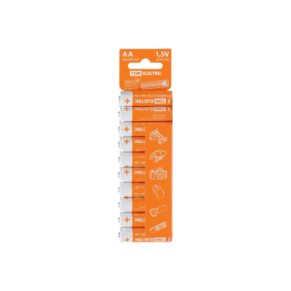 Элемент питания TDM LR6 AA Alkaline 1,5V SC-10 (10 шт) (SQ1702-0058) Элемент питания TDM LR6 AA Alkaline 1,5V SC-10 (10 шт) (SQ1702-0058)