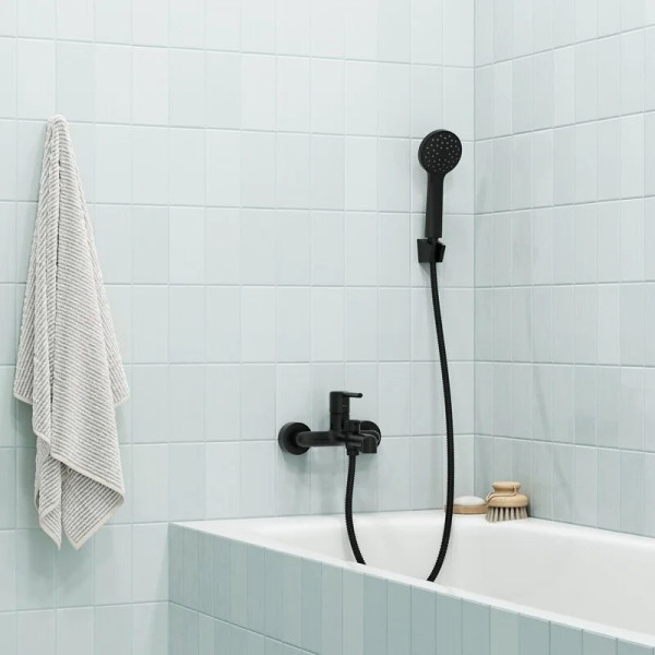 Душевой гарнитур Iddis Buena черный матовый (BUE1FB0i16)