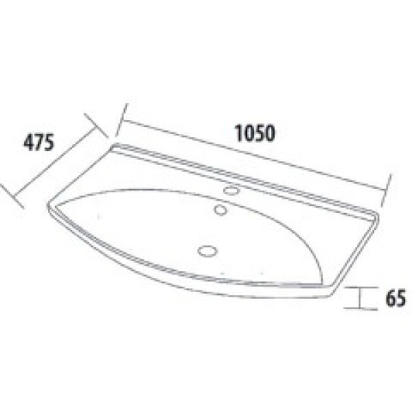 Раковина подвесная Dreja Лагуна 105 1050x430x65 (191683) (приобретается только в комплекте с тумбой Dreja) Раковина подвесная Dreja Лагуна 105 1050x430x65 (191683) (приобретается только в комплекте с тумбой Dreja)