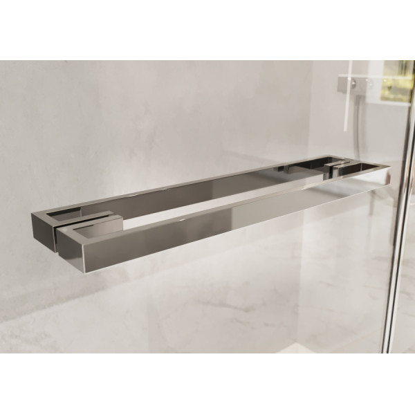 Душевая дверь Roca Akropolis 140x80x200  R стекло прозрачное, профиль хром глянцевый (Z.RU93.0.789.5)