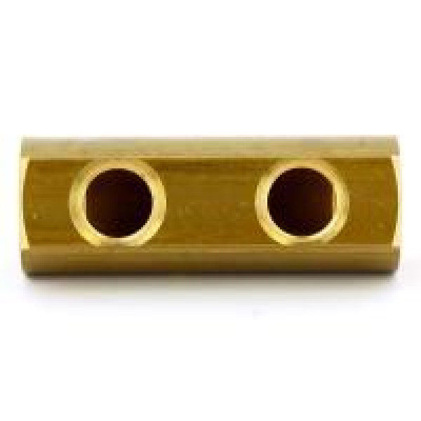 Коллектор магистральный "Tiemme" 2 отвода 1" ВР (латунь) (1970011)