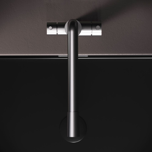 Смеситель для кухни AM.PM X-Joy S с L-изливом с каналом для питьевой воды сатин (F85B05711)