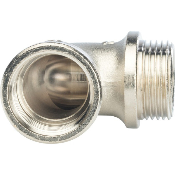 Угольник 1/4" ВН с упором Stout (никель) SFT-0016-000014 Угольник 1/4" ВН с упором Stout (никель) SFT-0016-000014