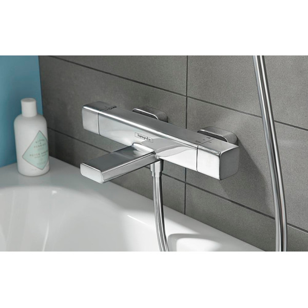 Смеситель для ванны Hansgrohe Ecostat E с термостатом хром (15774000)