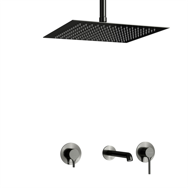 Душевая система WasserKRAFT Рейн (Rhein) графит (9951.99DVR2.068.118.443GR) Душевая система WasserKRAFT Рейн (Rhein) графит (9951.99DVR2.068.118.443GR)