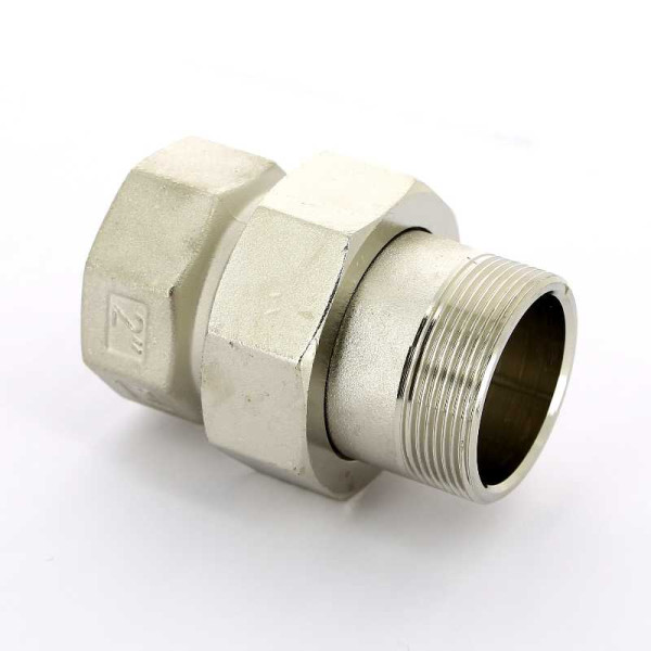 Сгон прямой (американка) 1 1/2" ВН Tiemme (никель) 1500251 / 1555N000808