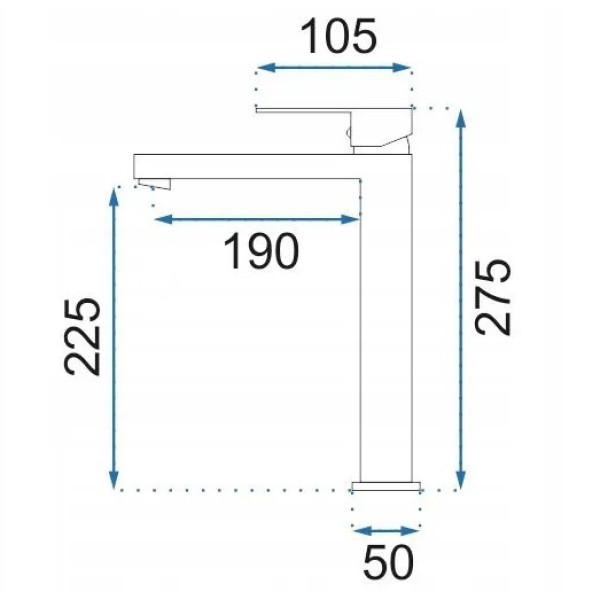 Смеситель для раковины REA Fenix chrom (REA-B9851) Смеситель для раковины REA Fenix chrom (REA-B9851)