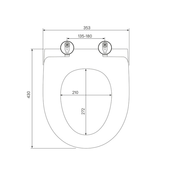 Сиденье для унитаза Iddis Optima Home (003DPSEi31)