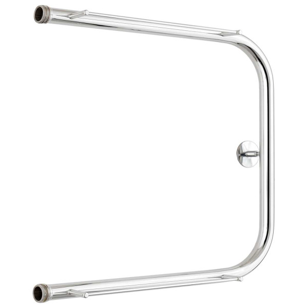 Полотенцесушитель водяной Стилье П-образный 2 полки 500х500 резьба-сгон 1 хром (00012-5050) Полотенцесушитель водяной Стилье П-образный 2 полки 500х500 резьба-сгон 1 хром (00012-5050)