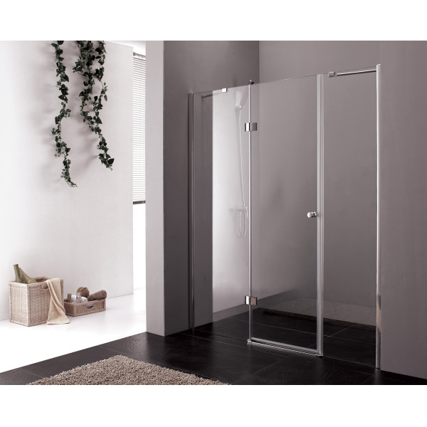 Душевая дверь Cezares Verona 180x195 R стекло матовое, профиль хром (VERONA-W-B-13-60+60/60-P-Cr-R)