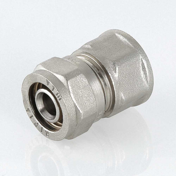 Соединение прямое 20*1/2"В Valtec (обжим) (VTm.302.N.002004) Соединение прямое 20*1/2"В Valtec (обжим) (VTm.302.N.002004)