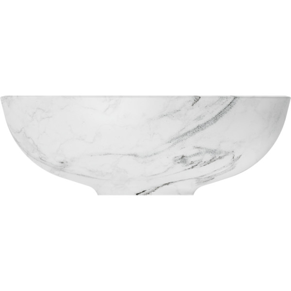 Раковина накладная Omoikiri Hitomi WH Marble 41x41x14,5 WH Marble (4972078)