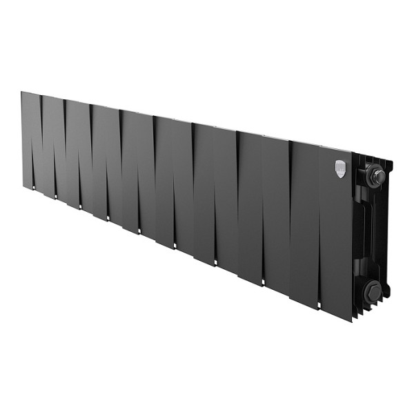 Радиатор биметаллический Royal Thermo PianoForte 200 Чёрный (18 секций) (RTPB3020018)