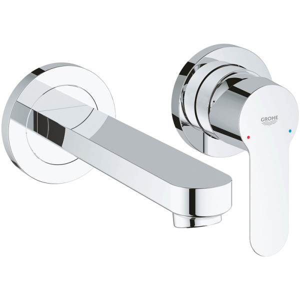 Смеситель для раковины Grohe BauEdge внешняя и внутренняя части хром (20474000)
