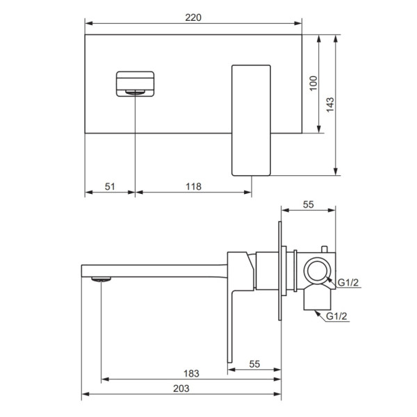 Смеситель для раковины Damixa Gala розовое золото (530260500)