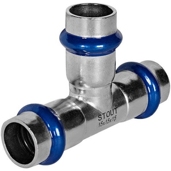 Тройник 15 Stout SSS-2013 ВПр (нерж.ст., пресс) SSS-2013-000015 Тройник 15 Stout SSS-2013 ВПр (нерж.ст., пресс) SSS-2013-000015