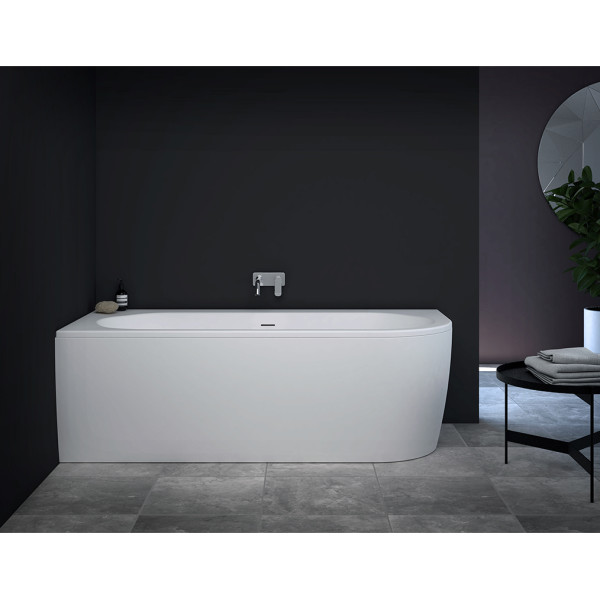 Ванна акриловая Cezares Slim 179x79x60 левосторонняя белый (SLIM CORNER-180-80-60-L-W37-SET)