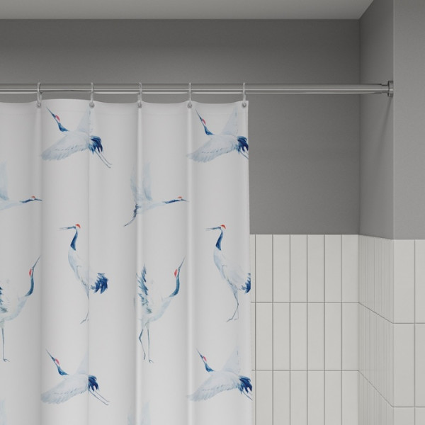 Шторка для ванны текстиль Iddis 200x180 полиэстер с рисунком (BP02P18i11)