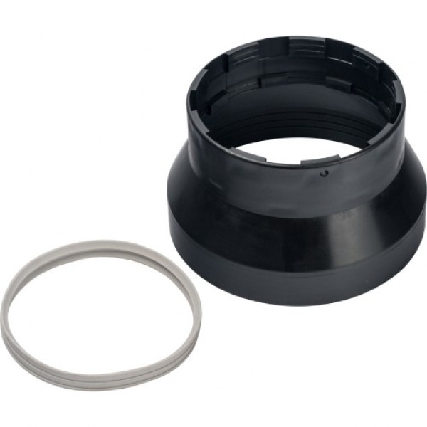 Элемент дымохода адаптер пластиковый DN101/133, для гермитизации терминала при проходе через крышу SCA-6010-000110 Элемент дымохода адаптер пластиковый DN101/133, для гермитизации терминала при проходе через крышу SCA-6010-000110