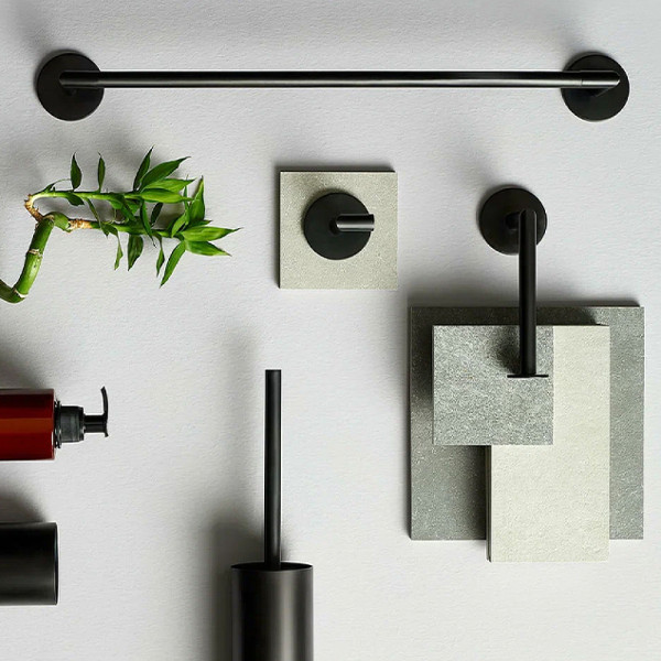 Держатель полотенец Vitra Origin черный матовый (A4488636)