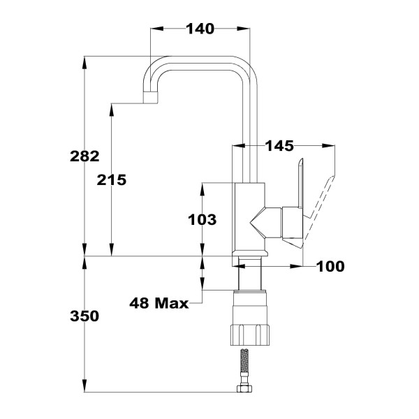 Смеситель для раковины Teka Petra 813766280