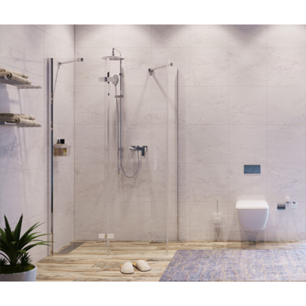 Душевой уголок WasserKRAFT Aller White 120х100х200 L стекло прозрачное (10H10LW)