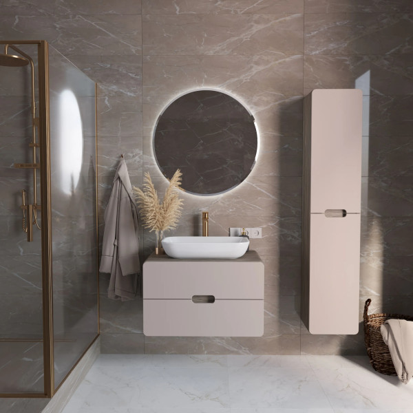 Пенал подвесной 1Marka Vortex 350x300x170 (орех каньон коньяк/латте фактурный) (Ц0000033025) Пенал подвесной 1Marka Vortex 350x300x170 (орех каньон коньяк/латте фактурный) (Ц0000033025)