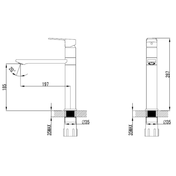 Смеситель для кухни Iddis Edifice (EDISB00i05)