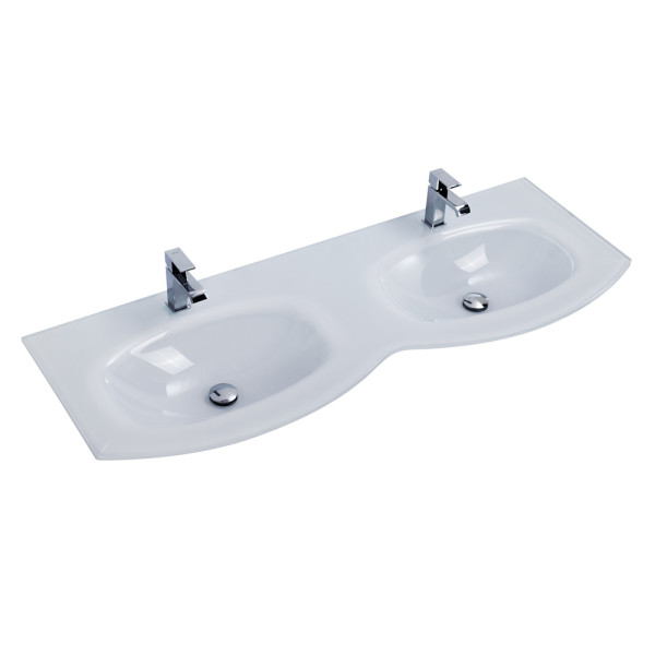 Раковина встраиваемая Cezares с двумя чашами Extra-light 138x52 (82412) Раковина встраиваемая Cezares с двумя чашами Extra-light 138x52 (82412)