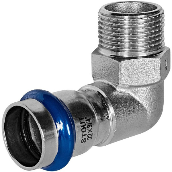 Переход угл. 22х3/4"Н Stout SSS-2010 ВПр-НР (нерж.ст., пресс) SSS-2010-002234 Переход угл. 22х3/4"Н Stout SSS-2010 ВПр-НР (нерж.ст., пресс) SSS-2010-002234
