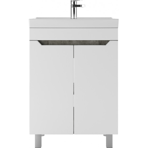 Тумба напольная Енисей 60 Мечта без ящика Бетон Айсберг Домино (DM2332T)