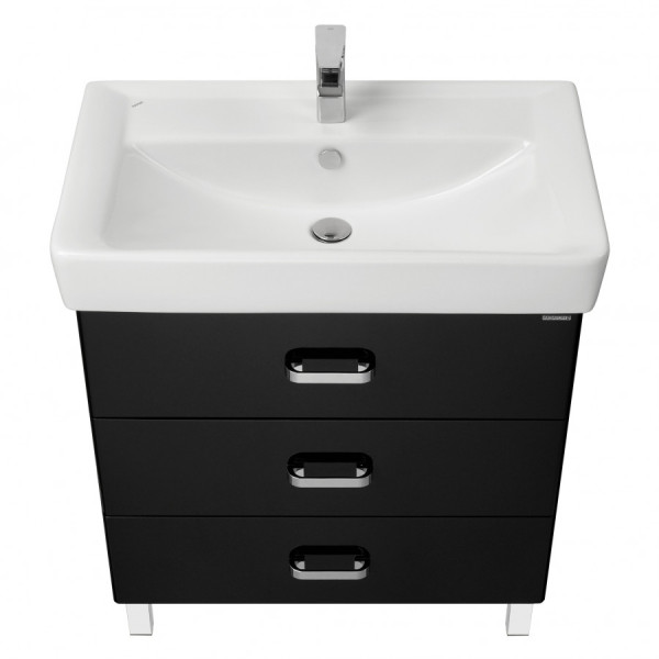 Тумба напольная Aquaton Америна 760x442x688 чёрный (1.A169.1.01A.M95.0)