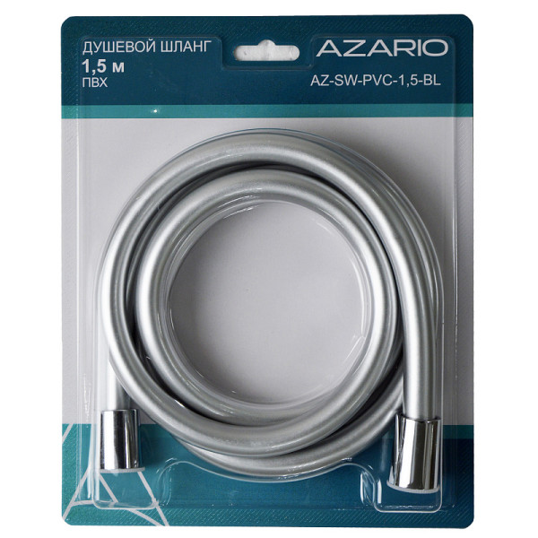 Шланг для душа Azario 1,5 м ПВХ упаковка блистер (AZ-SW-PVC-1,5-BL)