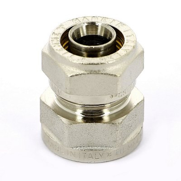 Соединение прямое Tiemme 20x1/2"В (обжим) (1600016) Соединение прямое Tiemme 20x1/2"В (обжим) (1600016)