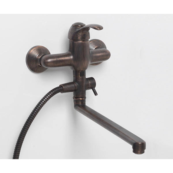 Смеситель для ванны и душа WasserKRAFT Isar с длинным изливом (1302L)