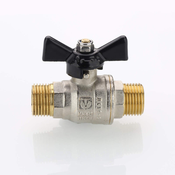 Кран 1/2" НН шаровый Valtec Perfect-ГОСТ (черная бабочка) VT.419.N.04 Кран 1/2" НН шаровый Valtec Perfect-ГОСТ (черная бабочка) VT.419.N.04