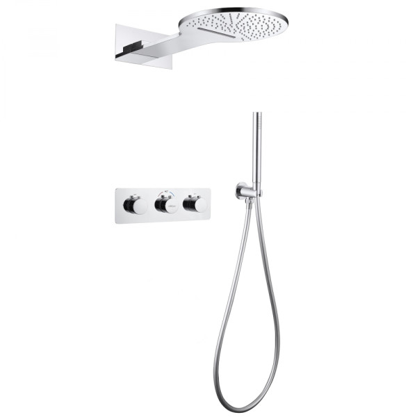 Душевая система Abber Wasser Kreis  хром (AF8151)