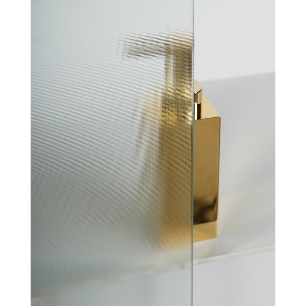 Душевой уголок BelBagno Uno-195 120x90x195 стекло рифленое, профиль хром (UNO-195-AH-1-120/90-P-Cr)
