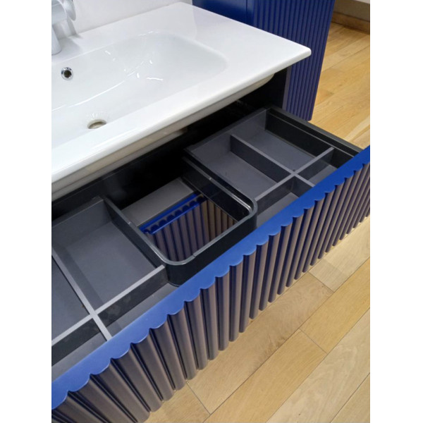 Тумба подвесная Orka Moonlight 910x510x510 с раковиной синий матовый (5001498) Тумба подвесная Orka Moonlight 910x510x510 с раковиной синий матовый (5001498)