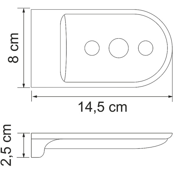 Мыльница WasserKRAFT Kammel (K-8369W)