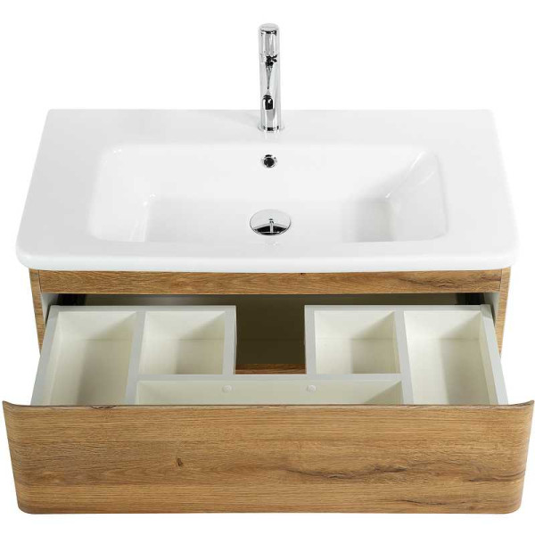 Тумба подвесная BelBagno Albano-CER 80 Rovere Rustico (ALBANO-CER-800-2C-SO-RR)