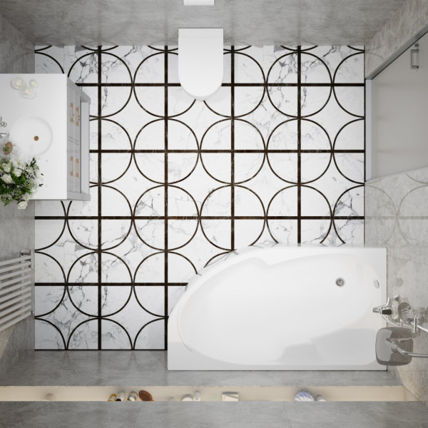 Ванна акриловая Triton София 150x950 левосторонняя белая (V159)