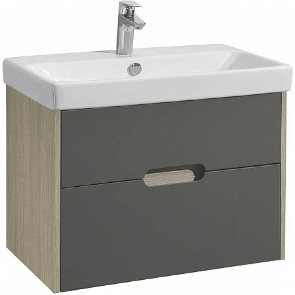 Тумба-умывальник Aquaton Оливия 70 Дуб Ойстер/1WH501628 Раковина Адриана 70 (1A2543K0OLUG0)