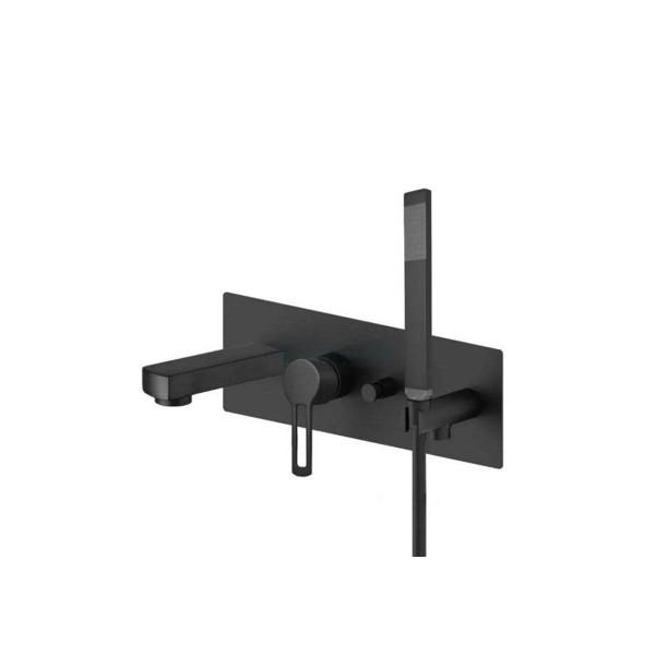 Смеситель для ванны и душа Paffoni Ringo с внутренней частью, черный (RIN001NO) Смеситель для ванны и душа Paffoni Ringo с внутренней частью, черный (RIN001NO)