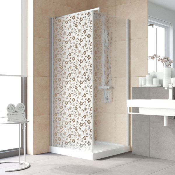 Душевой уголок Vegas Glass 90х90 EP-Fis 0090 07 R06 L/R стекло жасмин