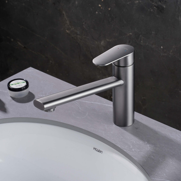 Смеситель для кухни Aquatek Ника оружейная сталь (AQ1880BGM)