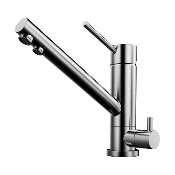 Смеситель для кухни Omoikiri Tonami-BN цвет нержавеющая сталь (4994018) Смеситель для кухни Omoikiri Tonami-BN цвет нержавеющая сталь (4994018)
