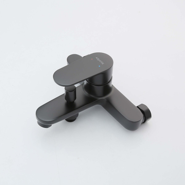 Смеситель для ваны и душа Aquatek Ника черный матовый (AQ1840MB) Смеситель для ваны и душа Aquatek Ника черный матовый (AQ1840MB)